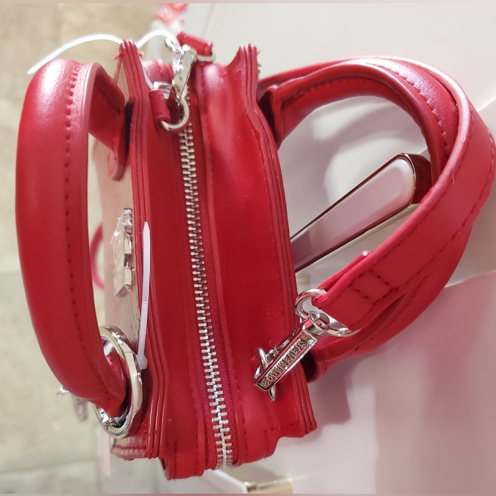 NWT Steve Madden Chevy Red Crossbody - Picture 6 of 13